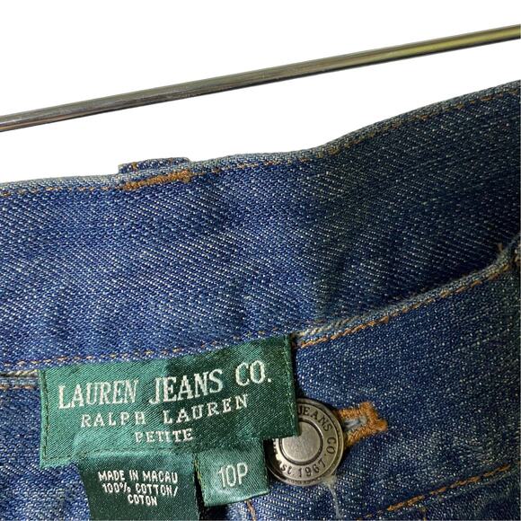 Ralph Lauren 10P High Rise Boot Cut Mom Jeans (2526) - Picture 5 of 9